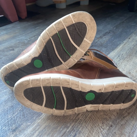 TIMBERLAND MEN'S GRAYDON MEMORY FOAM WATER RESISTANT SNEAKER BOOT BROWN Sz 8.5 - Picture 9 of 12